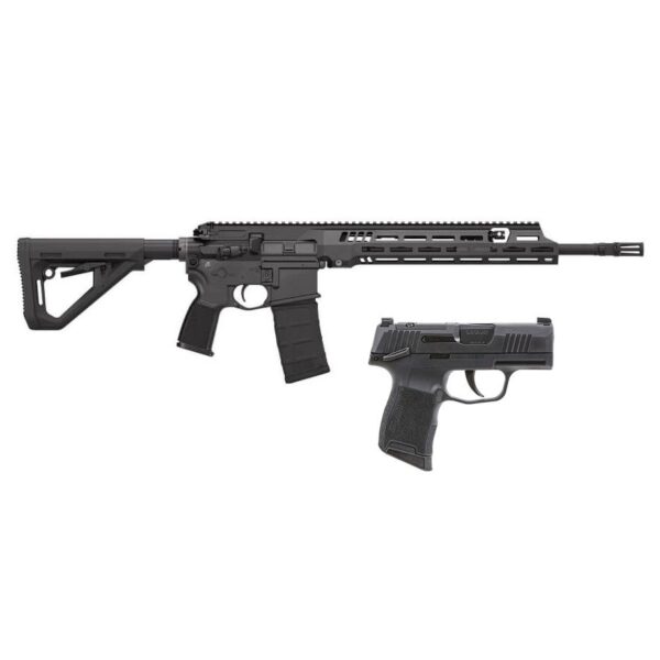 Sig Sauer SIG516 G3 Freedom Package 5.56mm 30rd Magazine(1) 16" Threaded Barrel w/P365 9mm Luger OR 10rd Magazine(2) 3.1" Barrel - Precision Shot Firearms