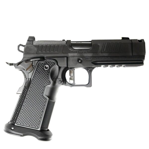 Alpha Foxtrot AF1911-Romulus MOS Adapter Handgun 9mm Luger 20rd Magazines(5) 3.5" Comp Threaded Barrel DLC Black - Precision Shot Firearms