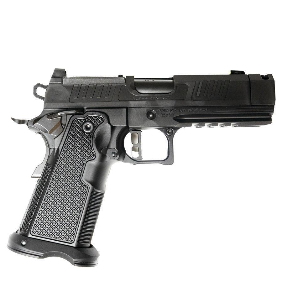 Alpha Foxtrot AF1911-Romulus MOS Adapter Handgun 9mm Luger 20rd Magazines(5) 3.5" Comp Threaded Barrel DLC Black - Precision Shot Firearms