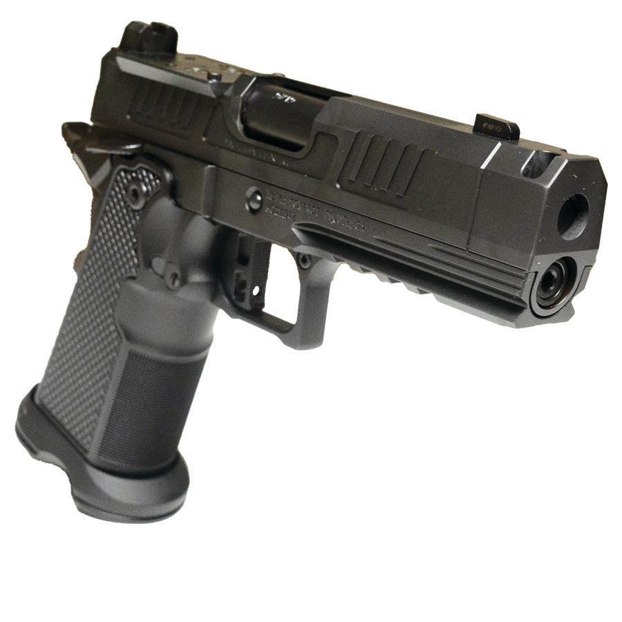 Alpha Foxtrot AF1911-Romulus MOS Adapter Handgun 9mm Luger 20rd Magazines(5) 3.5" Comp Threaded Barrel DLC Black - Precision Shot Firearms