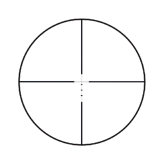 BLEMISHED Burris Droptine Rifle Scope - 2-7x-35mm Ballistic Plex .22 45-13' FOV 3.1-4.1" ER Matte - Precision Shot Firearms