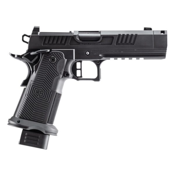 AF1911-ROMULUS 9MM 10Rd Magazine (5) 4.25" MOS Optic Cut Press In Compensated Ramped Bull Barrel DLC BLK - Precision Shot Firearms