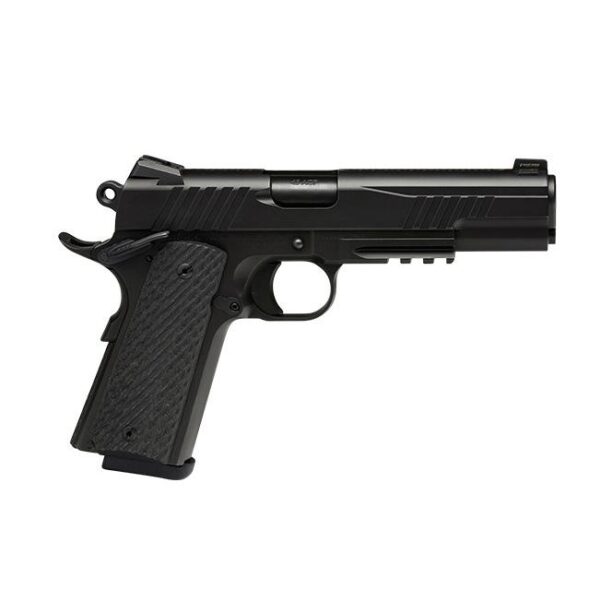 Savage 1911 Gov't Style Handgun 9mm Luger 10rd Magazines (1) 5" Barrel Black Melonite with Rail - DEMO - Precision Shot Firearms