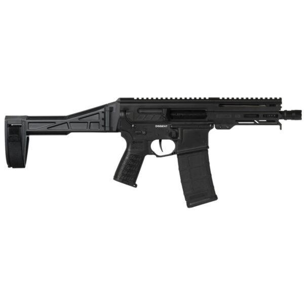 CMMG DISSENT Mk4 300BLK 30rd (1) Magazine 6.5in BRACED pistol Armor Black - Precision Shot Firearms