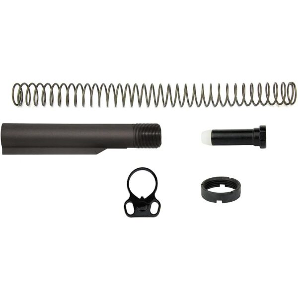 TacFire H2 AR-10 Rifle Buffer Tube Kit Black - Precision Shot Firearms