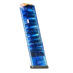 Elite Tactical Systems (ETS) Glock 43 Handgun Magazine BLUE 9mm Luger 12/rd - Precision Shot Firearms