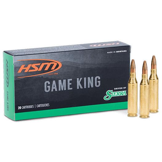 HSM Gameking Rifle Ammunition .284 Winchester 160gr SBT 2750 fps 20/ct - Precision Shot Firearms
