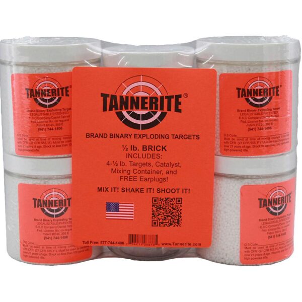 Tannerite Exploding Rifle Targets 1/2lb 4/pk - Precision Shot Firearms