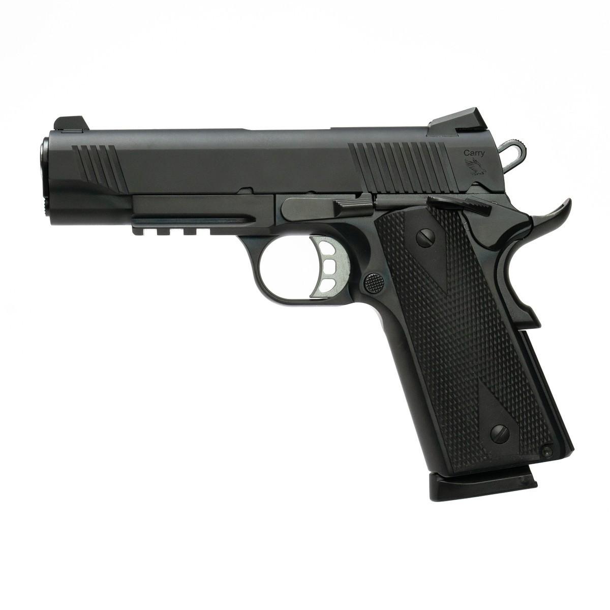 Tisas 1911 CARRY B9 9MM 9Rd Magazine (2) 4.25'' Barrel Black Cerakote - Precision Shot Firearms