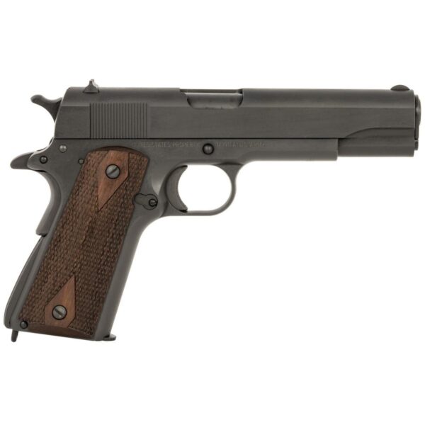 Tisas 1911A1 US ARMY ''Armed Services Family'' 9mm 7Rd Magazine (2) 5'' Barrel Parkerized - Precision Shot Firearms