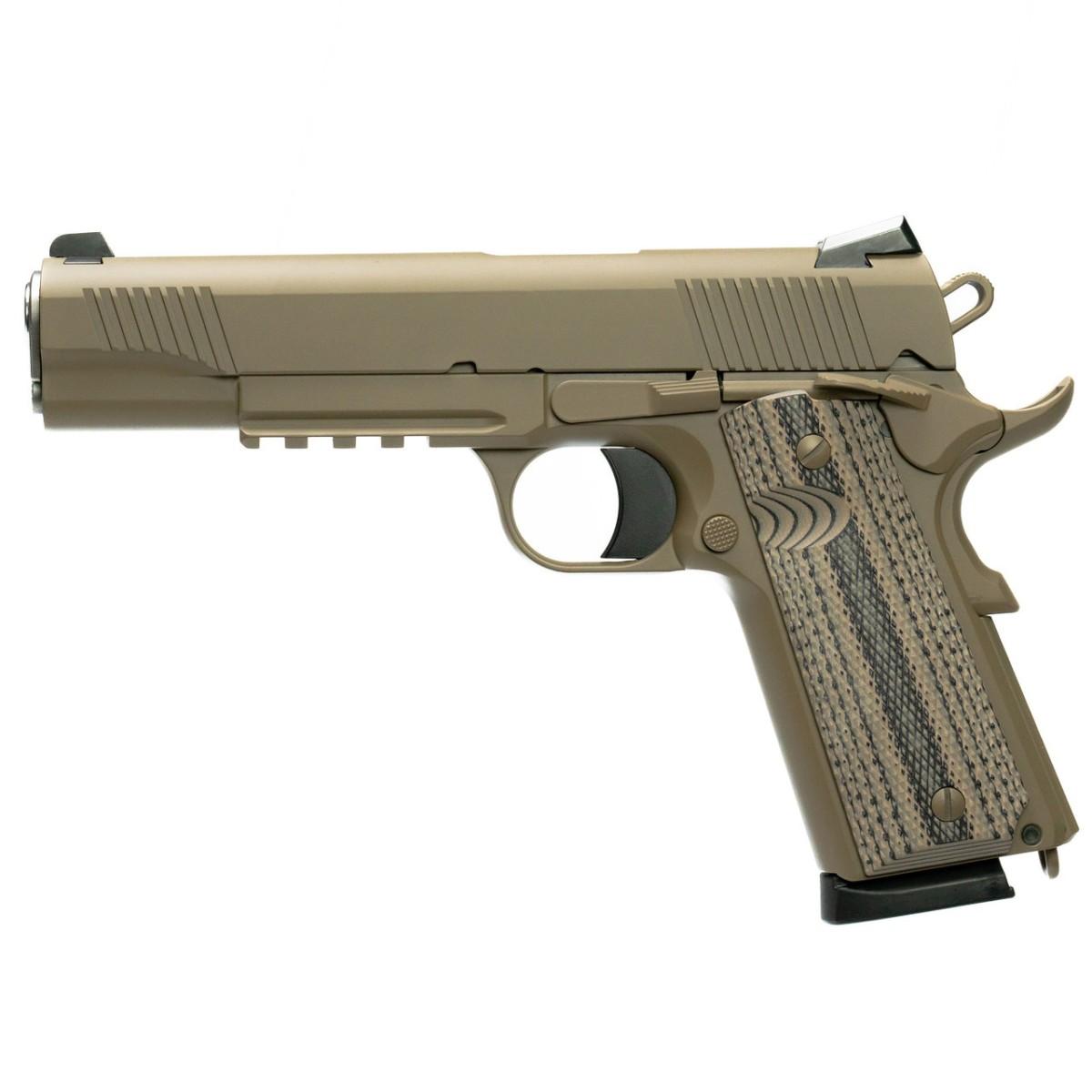 Tisas 1911 DUTY B9RDG RAIDER 9MM 9rd Magazine (2) 5" Barrel FDE Cerakote - Precision Shot Firearms