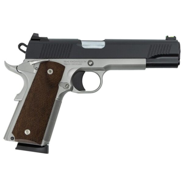 Tisas 1911 Duty Enhanced Two-Tone 45ACP 8Rd Magazine (2) 5" Barrel SS Frame - Precision Shot Firearms