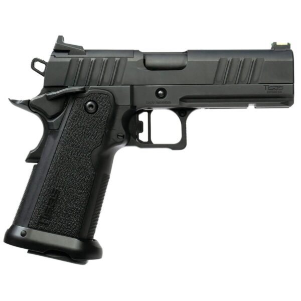 Tisas Carry 9 9MM 17Rd Magazine (2) 4.25'' Bull Barrel Double Stack Full Frame QPQ Finish - Precision Shot Firearms