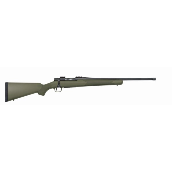 Mossberg Patriot 450 Bushmaster 4rd Capacity 20in Threaded Barrel Matte Blue OD Green Stock - Precision Shot Firearms