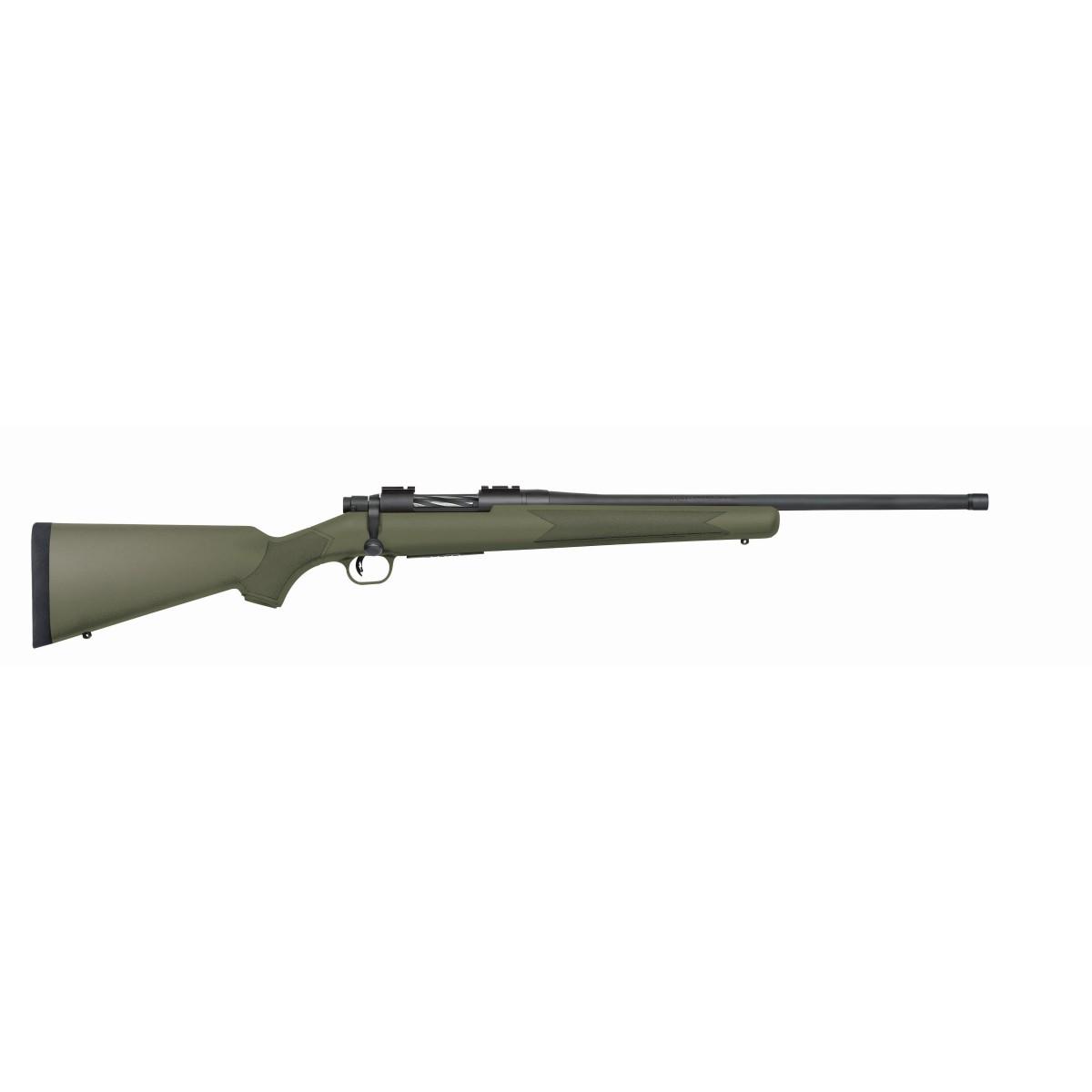 Mossberg Patriot 450 Bushmaster 4rd Capacity 20in Threaded Barrel Matte Blue OD Green Stock - Precision Shot Firearms