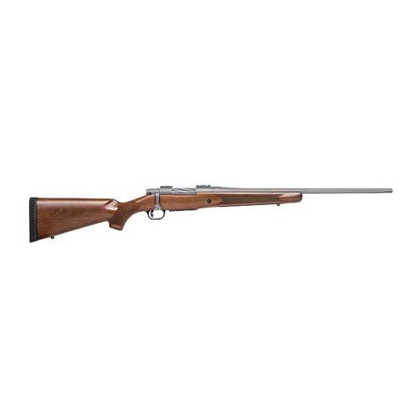 Mossberg Patriot Rifle .243 Win 5rd Capacity 22" Fluted Threaded Barrel Stainless Cerekote/Walnut Stock - Precision Shot Firearms