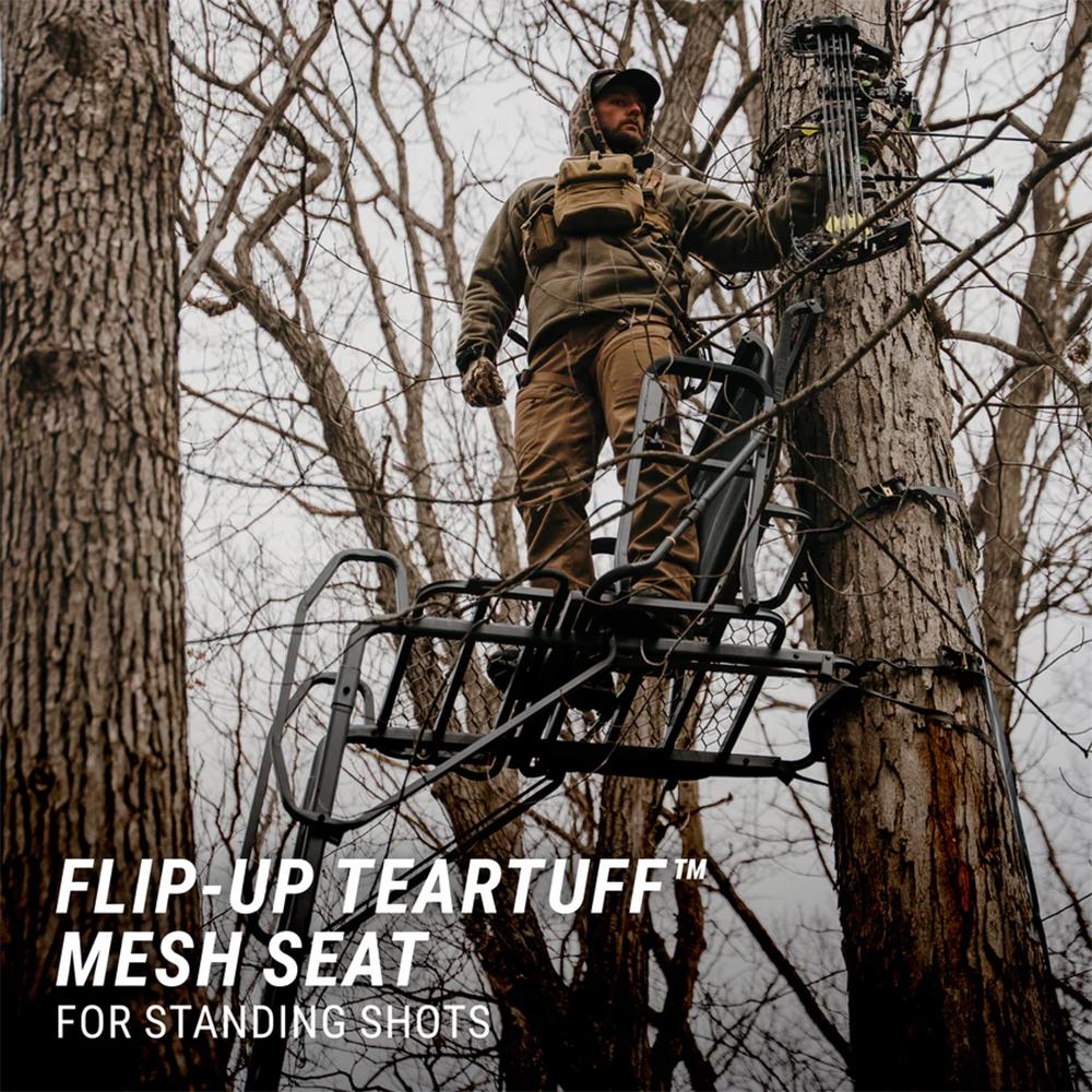 River's Edge Lockdown 1-Man Ladder Tree Stand 21ft Wide - Precision Shot Firearms