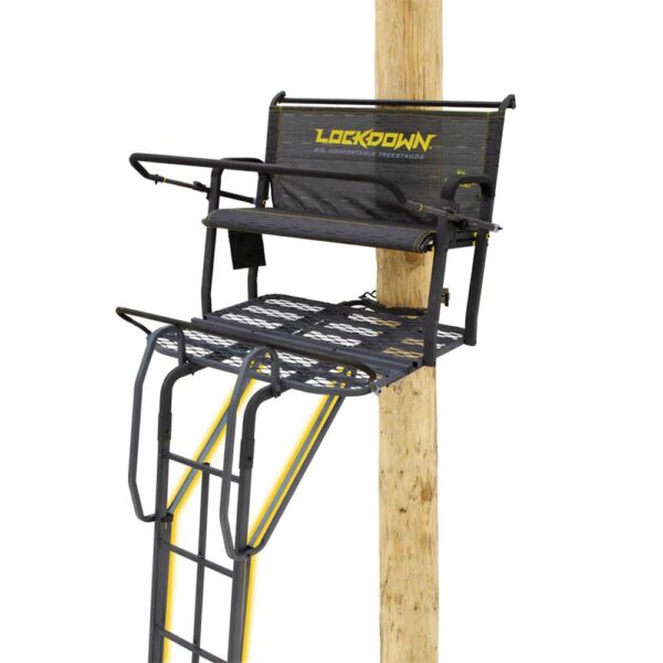 River's Edge Lockdown 2-Man Ladder Tree Stand 21ft Wide - Precision Shot Firearms