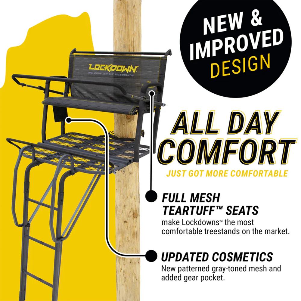 River's Edge Lockdown 2-Man Ladder Tree Stand - Precision Shot Firearms