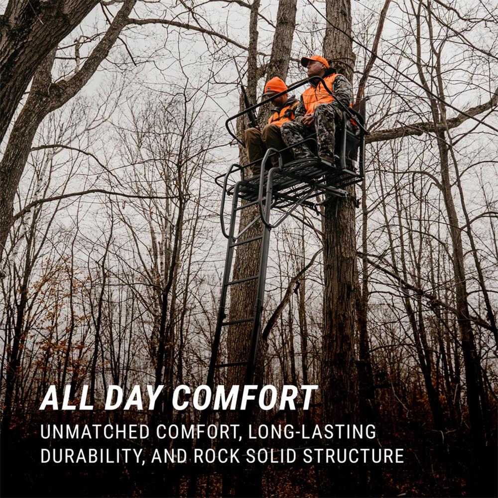 River's Edge Lockdown 2-Man Ladder Tree Stand - Precision Shot Firearms