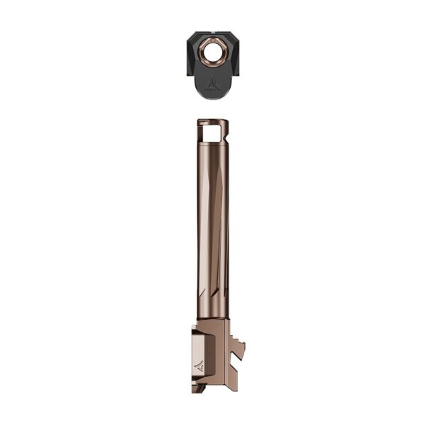 Radian Weapons Afterburner and Ramjet Combo Ported Barrel and Compensator for Glock 17 Gen 5 Bronze Black - Precision Shot Firearms