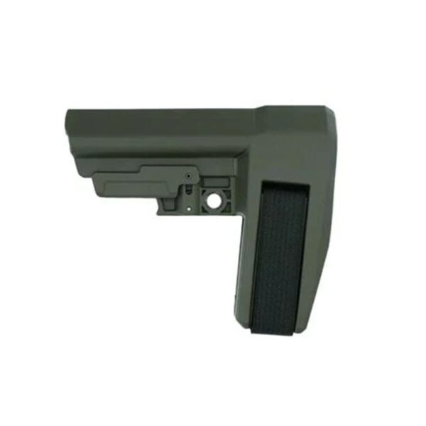 SB Tactical SBA6 Pistol Stabilizing Brace 5-Position Adjustable for AR-15 OD Green - Precision Shot Firearms