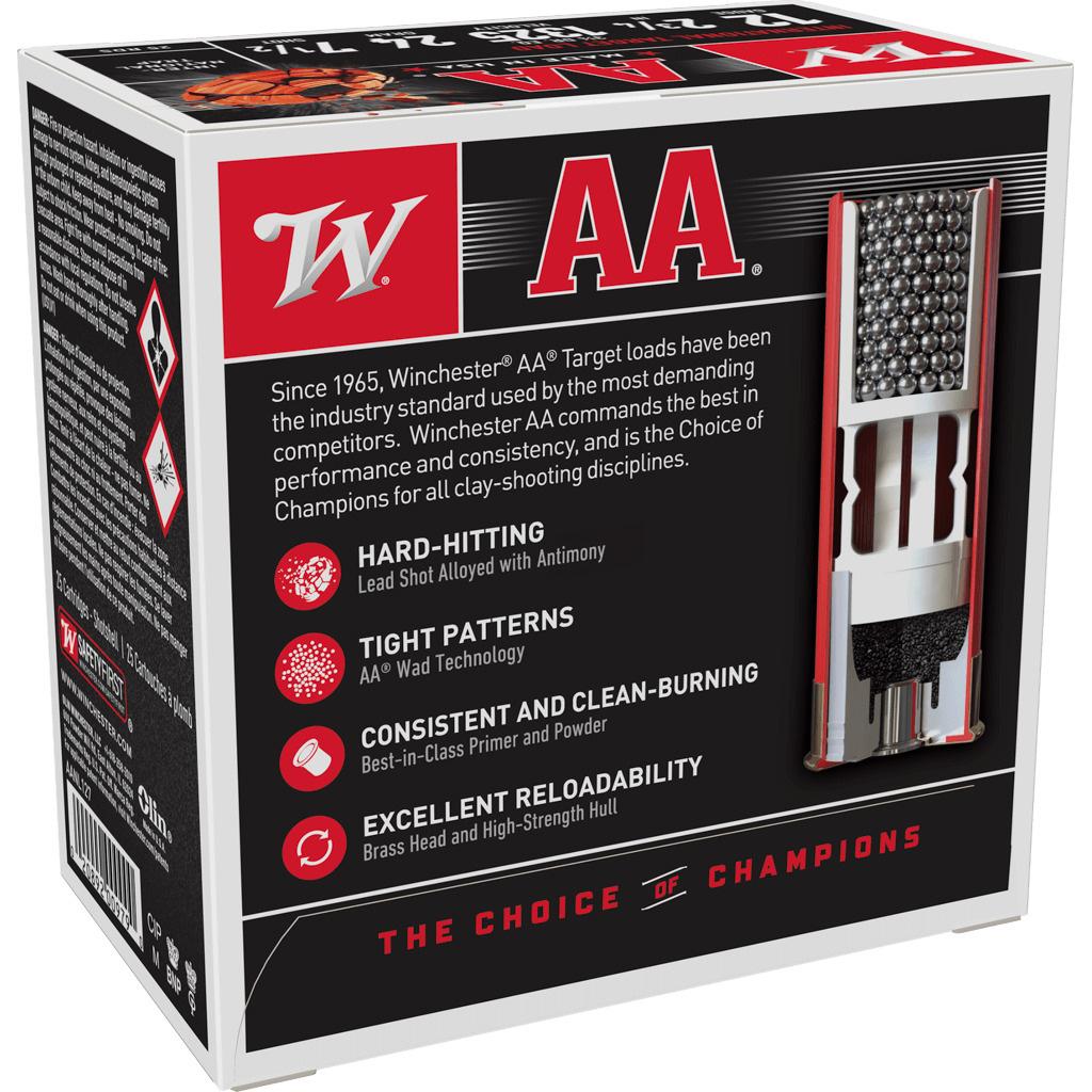 Winchester AA International Target Shotshells 12ga 2-3/4" 7/8oz 1325 fps #7.5 25/ct - Precision Shot Firearms
