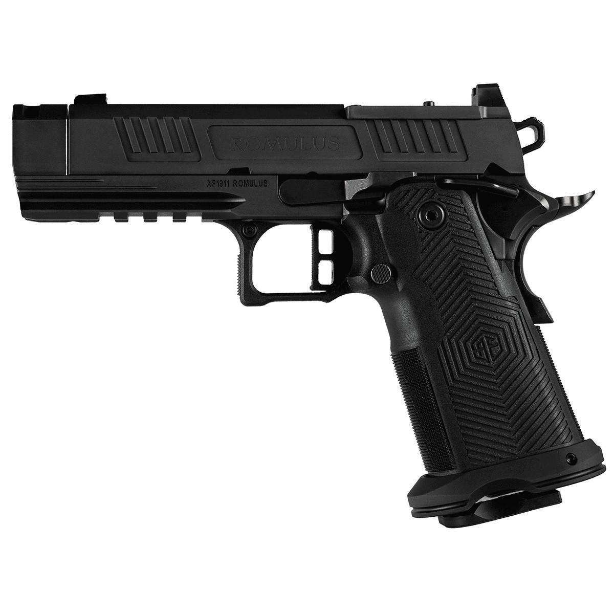 Alpha Foxtrot AF1911-ROMULUS 9mm 17 & 20 Round Magazines (1 Each) DLC 4.25" Compensator RMSC Optic Cut - Precision Shot Firearms