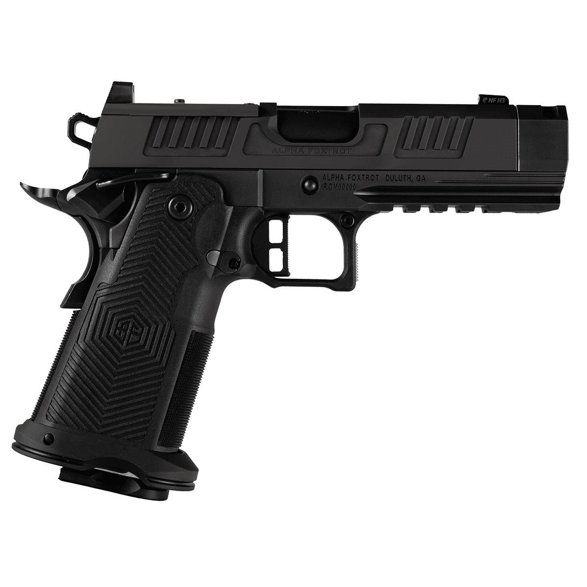 Alpha Foxtrot AF1911-ROMULUS 9mm 17 & 20 Round Magazines (1 Each) DLC 4.25" Compensator RMSC Optic Cut - Precision Shot Firearms