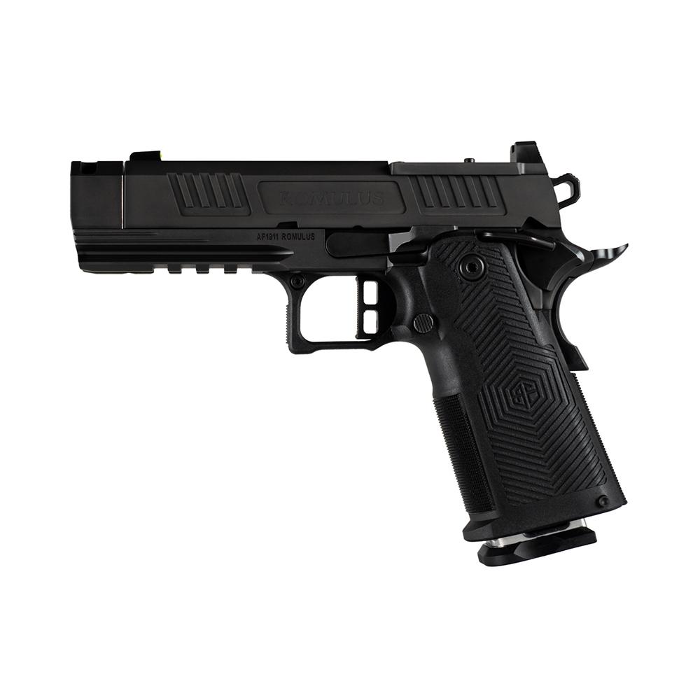 Alpha Foxtrot AF1911-Romulus Handgun 9mm Luger 20rd Magazines(5) 3.5" Compensated Threaded Barrel Black MOS Cut - Precision Shot Firearms