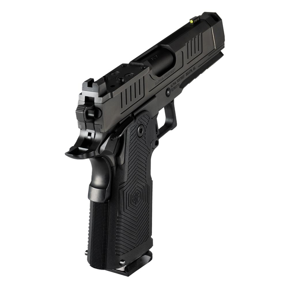 Alpha Foxtrot AF1911-Romulus Handgun 9mm Luger 20rd Magazines(5) 3.5" Compensated Threaded Barrel Black MOS Cut - Precision Shot Firearms