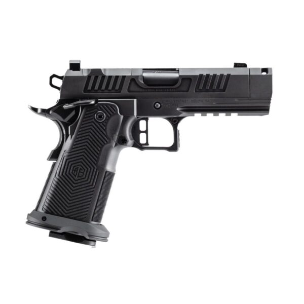 Alpha Foxtrot AF1911-ROMULUS 9mm 17 & 20 Rd Magazines (1 Each) 3.5" Barrel Compensator RMSC Cut DLC Black - Precision Shot Firearms