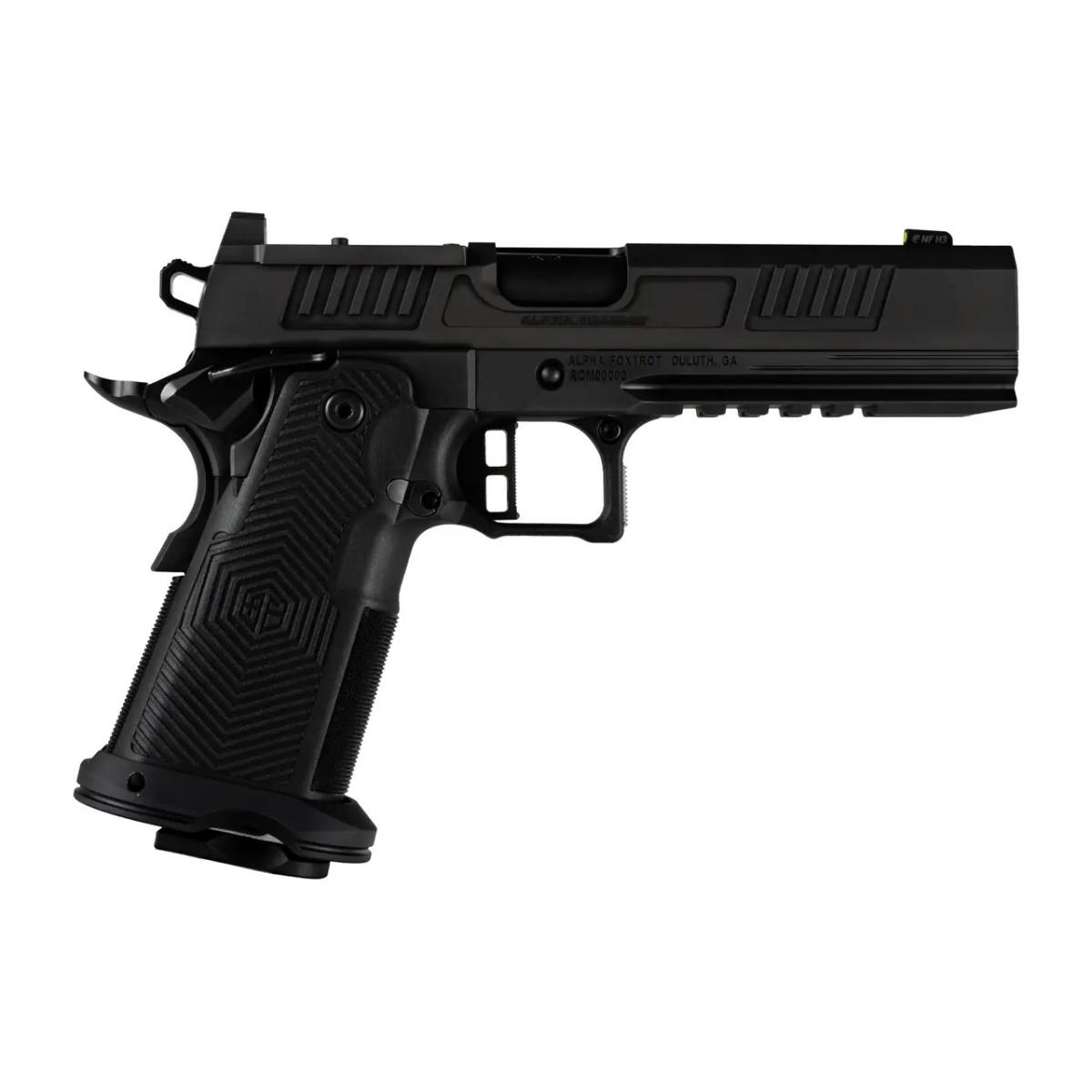 AF1911-ROMULUS 9MM 20 & 17 Rd Magazine (1 Each) 5" Bull Ramped Ported Barrel DLC Black MOS Optic Cut - Precision Shot Firearms
