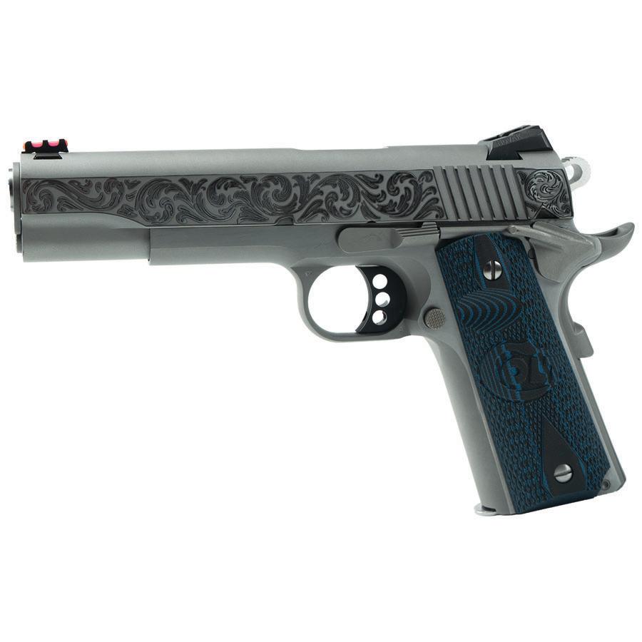 Colt Engraved Competition Handgun .45 ACP 8rd Magazine 5" Barrel Stainless Steel - Precision Shot Firearms