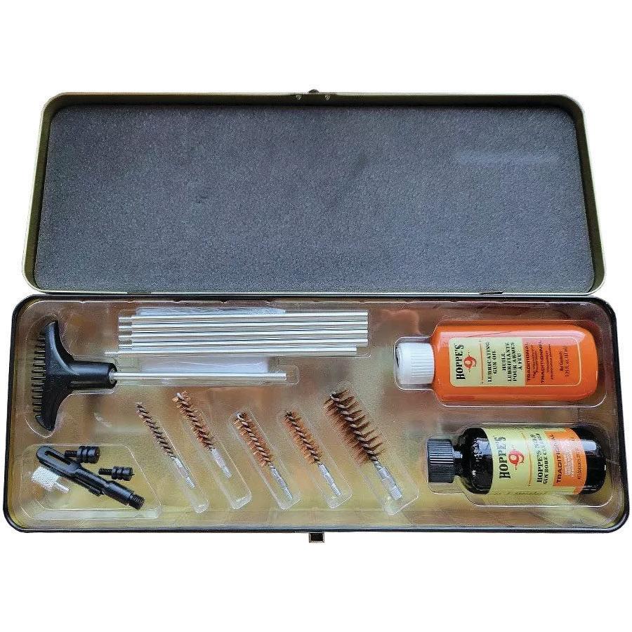 Hoppe's Universal Gun Cleaning Kit Tin without Mops - Precision Shot Firearms