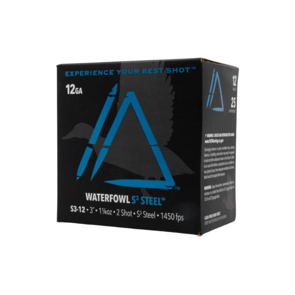 Apex Ammunition Waterfowl S3 Steel Shotshells 12ga 3" 1-1/4oz #2 1450 fps 25/ct - Precision Shot Firearms