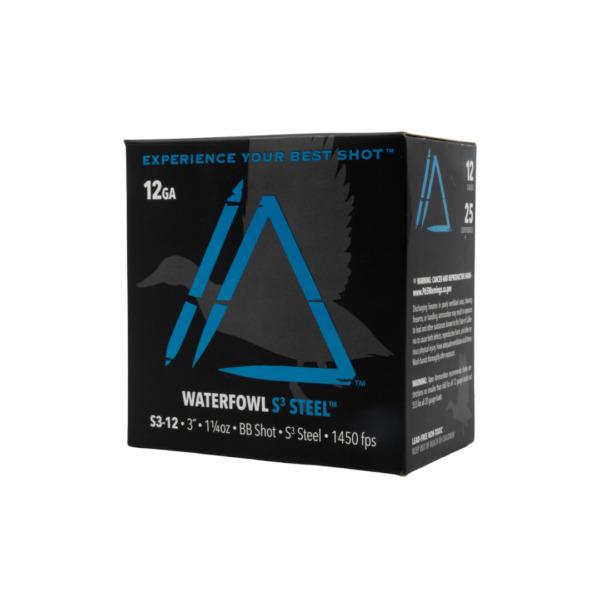 Apex Ammunition Waterfowl S3 Steel Shotshells 12ga 3" 1-1/4oz #BB 1450 fps 25/ct - Precision Shot Firearms