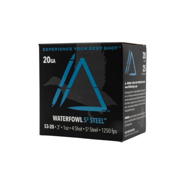 Apex Ammunition Waterfowl S3 Steel Shotshells 12ga 3" 1oz #4 1250 fps 25/ct - Precision Shot Firearms