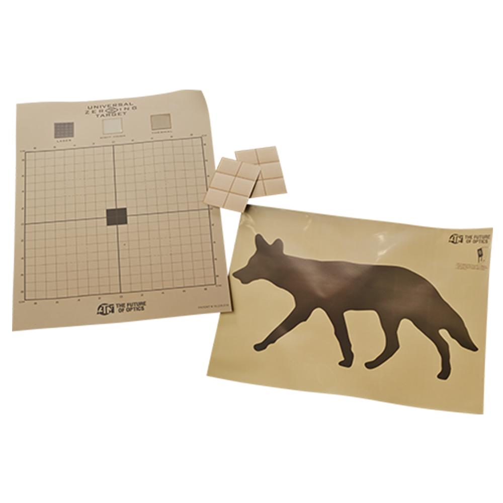 ATN Thermal Zero/Training Paper Target Kit Coyote - Precision Shot Firearms