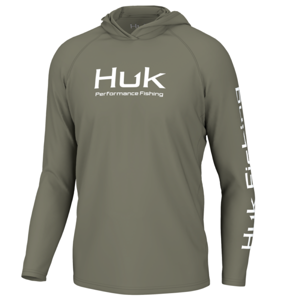 Huk Vented Pursuit Long Sleeve Hoodie Moss XL - Precision Shot Firearms