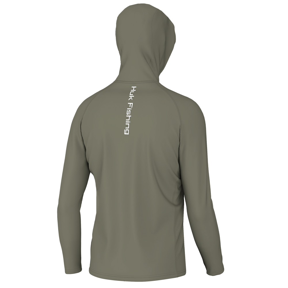 Huk Vented Pursuit Long Sleeve Hoodie Moss XL - Precision Shot Firearms