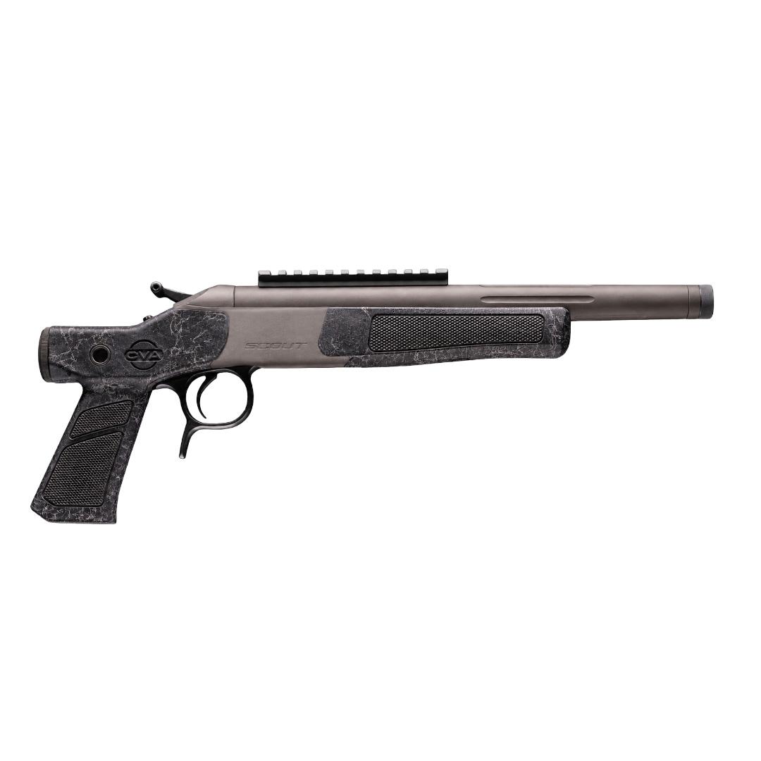 CVA Scout XP Pistol .243 Win Single Shot 11.5" Threaded Tungsten Barrel Black Web Furniture CSSI Exclusive - Precision Shot Firearms