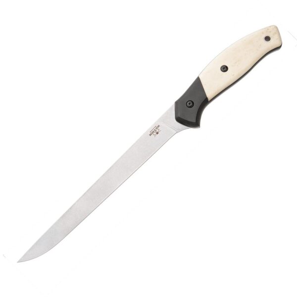 Bear & Son Professional Fillet Fixed Blade Knife 7" Fillet Blade White Smooth Bone - Precision Shot Firearms