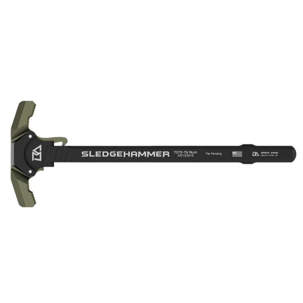 Breek Arms Sledgehammer AR-15 Gas Block Charging Handle Ranger Green - Precision Shot Firearms