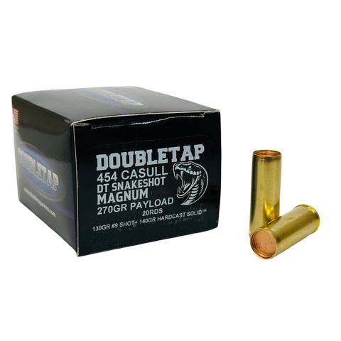 Double Tap DT SnakeShot Handgun Ammunition 454 Casull 270gr Snake Shot 1300 fps 20/ct - Precision Shot Firearms