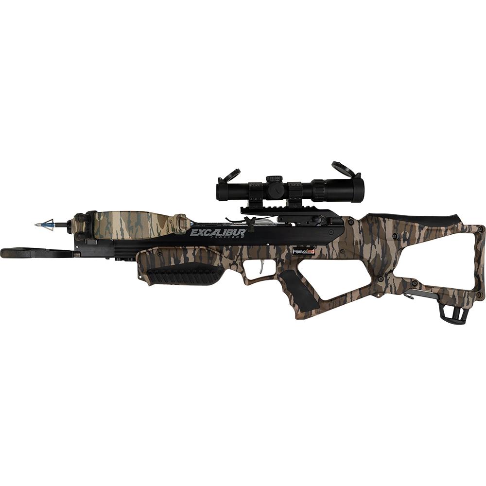 Excalibur RevX TD Crossbow 400 fps Mossy Oak Bottomland with Overwatch Scope & Explore Case - Precision Shot Firearms
