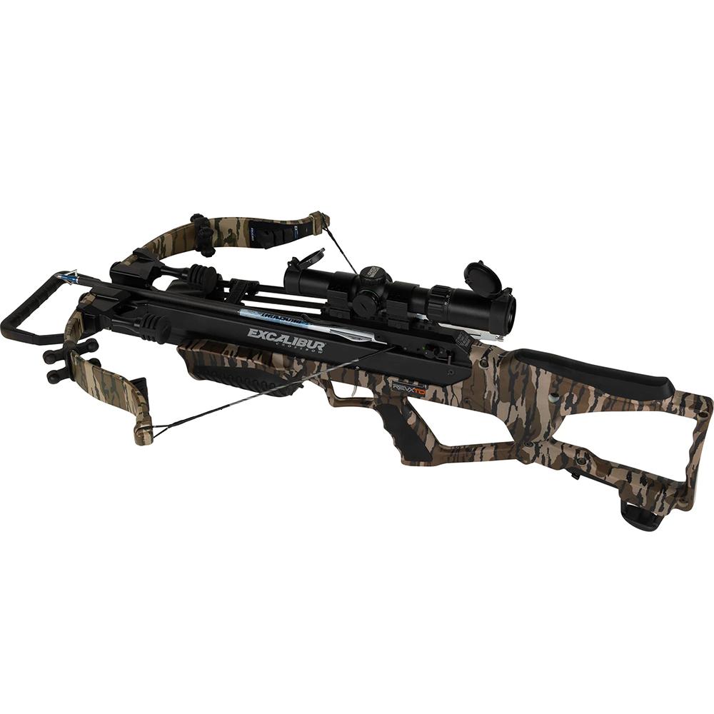 Excalibur RevX TD Crossbow 400 fps Mossy Oak Bottomland with Overwatch Scope & Explore Case - Precision Shot Firearms