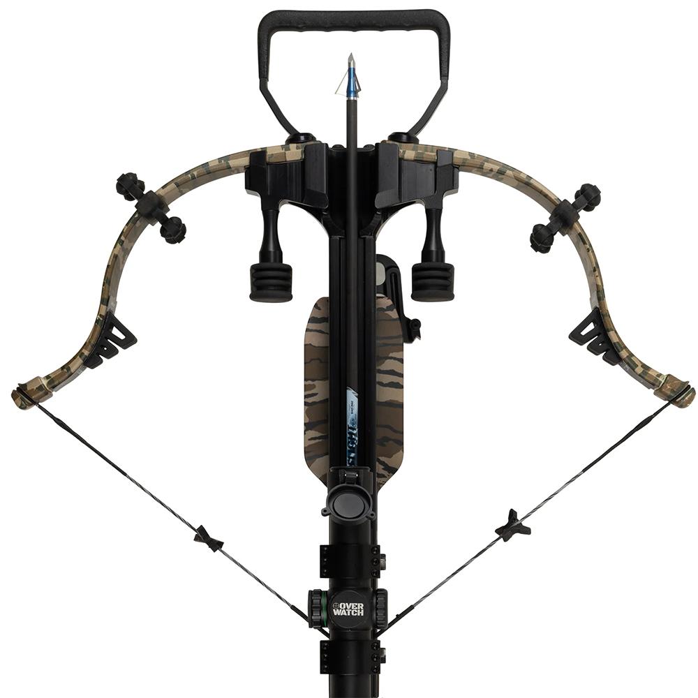 Excalibur RevX TD Crossbow 400 fps Mossy Oak Bottomland with Overwatch Scope & Explore Case - Precision Shot Firearms