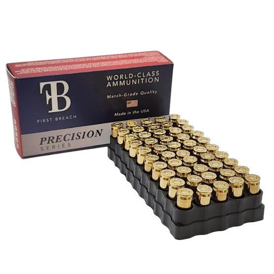 First Breach Precision Handgun Ammunition 9mm Luger 115gr FMJ 1150 fps 1000/ct - Precision Shot Firearms