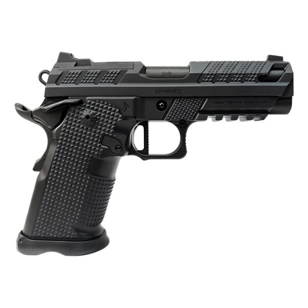 Fusion XP Pro V2 Double-Stack 1911 Handgun 9mm Luger 17rd Magazines (2) 4" Ported Barrel Black - Precision Shot Firearms